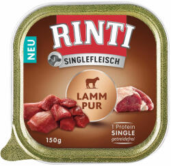 RINTI 20x150g RINTI Singlefleisch gazdaságos csomag nedves kutyatáp - Bárány pur