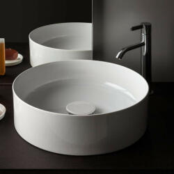 Laufen Living SaphirKeramik mosdótál 38x38 cm csaplyuk és túlfolyó nélkül, matt grafit H8114357581121 (H8114357581121)