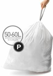 simplehuman CW0175 P-típusú egyedi méretezésű szemetes zsák újratöltő csomag (20 db)