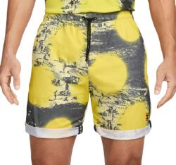 Nike Pantaloni scurți tenis bărbați "Nike Dri-FIT Heritage Print Tennis Shorts - Galben