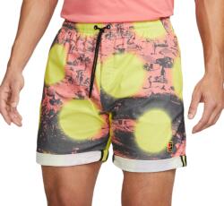 Nike Pantaloni scurți tenis bărbați "Nike Dri-FIT Heritage Print Tennis Shorts - volt