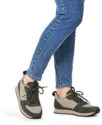 Tchibo Női velúrbőr sneaker cipő, bézs/khaki Bézs-khaki 37