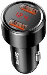 Baseus Magic 2x USB QC 3.0 45W autós töltő (fekete) (CCMLC20A-01)