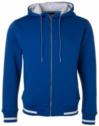 James & Nicholson (Daiber) Club férfi cipzáros kapucnis felső JN776 - Királykék / fehér | 2XL (1-JN776-1767501)