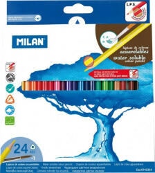 MILAN színesceruza 24db-os, 431, háromszögletű