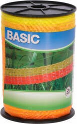 Kerbl Villanypásztor szalag Basic Classe 200/20 mm sárga-narancs, 4x0, 16 (KR441524)