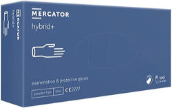 Mercator Medical Set 100 de manusi vinil/nitril, nepudrate, albastre, marimea M, MERCATOR