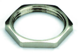 Weidmüller 1737020000 SKMU M32 MS Fém anya SKMU MS (brass locknut), Ellenanya, M 32, 4 mm, Sárgaréz, nikkelezett (1737020000)