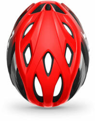 MET Idolo kerékpáros sisak [fényes piros-fekete, 60-64 cm (XL)]