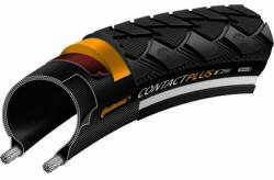 Continental gumiabroncs kerékpárhoz 42-622 Contact Plus 28x1, 6 fekete/fekete, reflektoros - dynamic-sport