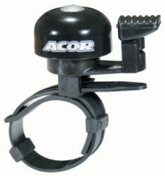 Acor ABE-2807 pengetős kerékpár csengő (fekete)