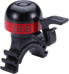 BBB kerékpáros csengő MiniFit fekete/piros