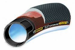 Continental tömlős gumiabroncs kerékpárhoz 28x22mm Sprinter GatorSkin fekete/fekete, DuraSkin