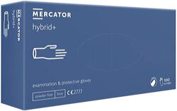 Mercator Medical Set 100 de manusi vinil/nitril, nepudrate, albastre, marimea S, MERCATOR (AD-00-0021)
