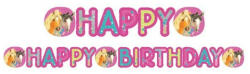  Póni Pretty Happy Birthday felirat 180 cm (DPA9911592) - gyerekagynemu