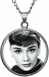 Maria King CARSTON Elegant Audrey Hepburn - medál lánccal (STM-2021-006)