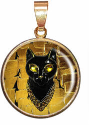 Maria King CARSTON Egyiptomi cicás medál lánccal vagy kulcstartóval (STM-üv-to-54)
