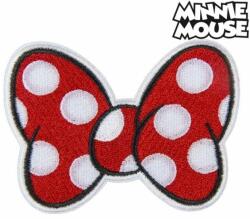 Disney Minnie Mouse varrható masni jelkép, táskára, pénztárcára, dzsekire, 8, 5 cm (BiB-S0723132)