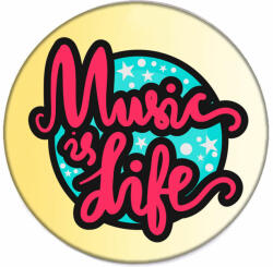 Maria King Music is Life (2) kitűző (STM-kit-M163)