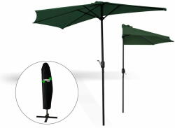 Garden Line Umbrela pentru balcon verde 2.7 m, cadru otel