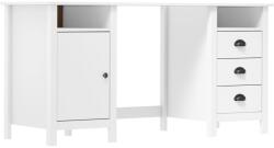 vidaXL Birou Hill Range, alb, 150x50x74 cm, lemn masiv de pin (289000) - comfy