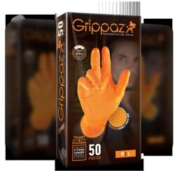 Accesorii Service Set 50 de manusi nepudrate, din nitril, portocalii, marimea XXL, GRIPPAZ (AD-00-0034)