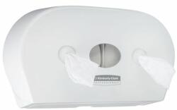 Kimberly-Clark Dispenser hartie igienica cu derulare centrala Aquarius alb (CK7186)