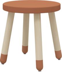 FLEXA Scaun din lemn fara spatar pentru copii Red Dots (8210047120)