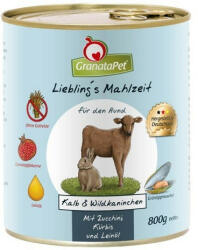GranataPet Liebling's Mahlzeit borjú és nyúl 400g