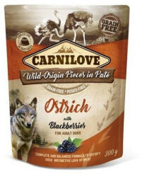 Brit Carnilove Dog tasakos Paté Ostrich with Blackberries - Strucc szederrel 300g