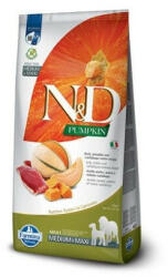 Farmina N&D Pumpkin Dog Kacsa Sütőtök, Sárgadinnye Adult Medium Maxi 12kg