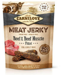 Brit Carnilove Jerky Snack Beef with Beef Muscle Fillet - marha filé 100g