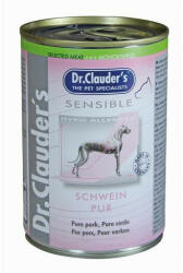 Dr.Clauder's Dr. Clauders Dog Selected Meat Sensible Pork Pure sertéses konzerv 375g - jotap