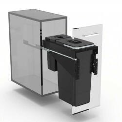 EKOTECH FRONT 30 - 1x26 liter+1x7 liter Szelektív hulladékgyűjtő (950141601)
