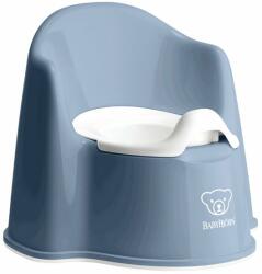 BabyBjörn - Olita cu protectie spate Potty Chair Deep blue/White (055269A) - babyneeds Olita