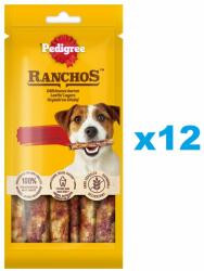 PEDIGREE Ranchos Chews for Longer 12x40g recompense pentru caini cu vita