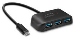 SPEEDLINK HUB SPEEDLINK SNAPPY EVO 4 PORTS TYPE-C TO USB BK "SL-140203-BK" (include TV 0.18lei)