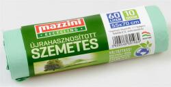 Mazzini Szemeteszsák, újrahasznosított, 60 l, 10 db, 55x70 cm, 14 , MAZZINI, zöld (KHK903) - iroda24