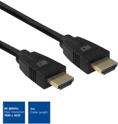 ACT AC3810 HDMI 8K Ultra High Speed cable v2.1 HDMI-A male - HDMI-A male 2m Black (AC3810) - firstshop