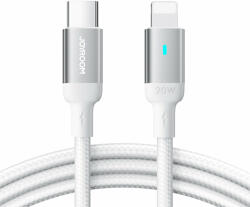 JOYROOM Кабел Joyroom A10 Series, USB-C към Lightning, 20W, 1.2m, бял (S-CL020A10) (S CL020A10)