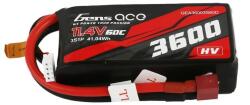 Gens Ace Батерия Gens Ace, 3600mAh, 11.4V, 60C, 3S1P (GEA36003S60D)