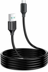 JOYROOM Кабел за зареждане / пренос на данни Joyroom, USB-A към Micro USB, 480Mb / s, 2.4A, 2m, черен, (S-UM018A9) (S-UM018A9 2m black)