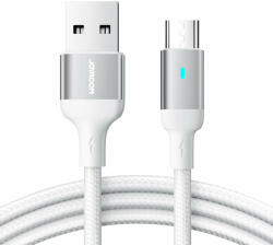 JOYROOM Кабел за бързо зареждане и трансфер на данни Joyroom, USB към micro USB, 2.4A, 2m, бял (S-UM018A10) (S-UM018A102W)