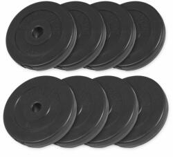 Gorilla Sports Műanyag súlytárcsa szett 8 db 30 kg (100658-00006-0114) - kokiskashop Súlytárcsa