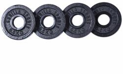 Gorilla Sports Öntöttvas teherlemez szett fekete 4 x 0, 5 kg (100538-00019-0003) - kokiskashop Súlytárcsa