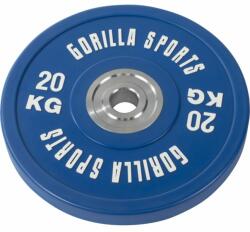 Gorilla Sports Súlytárcsa gumírozott 20 kg - kokiskashop - 97 690 Ft