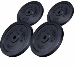 Gorilla Sports Súlytárcsa szett 2 x 10 kg 2 x 5 kg (100883-00019-0115) - kokiskashop