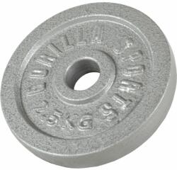 Gorilla Sports Öntöttvas teherlemez ezüst 2, 5 kg (100538-00002-0007) - kokiskashop Súlytárcsa