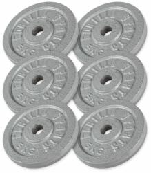 Gorilla Sports Öntöttvas súlytárcsa szett 6 x 5 kg (100180-00002-0113) - kokiskashop Súlytárcsa