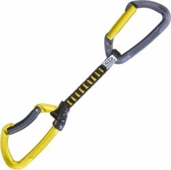 Climbing Technology Lime Set DY Expressz Anthracite/Mustard Yellow Solid Straight/Solid Bent Gate 12.0